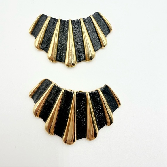 Vintage Bluette Art Deco Enamel Shoe Clips Made in France - Picture 6 of 8